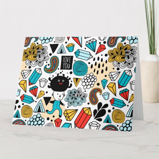 Crazy head kaart (Voorkant)