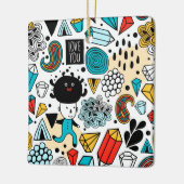 Crazy head keramisch ornament (Links)