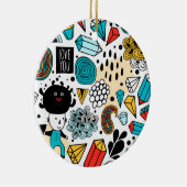 Crazy head keramisch ornament (Rechts)