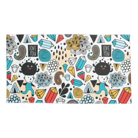 Crazy head kussensloop (Achterkant)