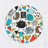 Crazy head labels (Design 1)