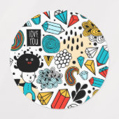 Crazy head labels (Design 2)