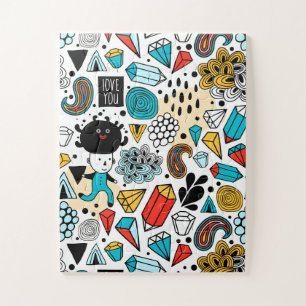 Crazy head legpuzzel
