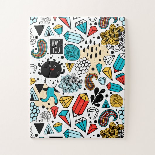 Crazy head legpuzzel (Verticaal)