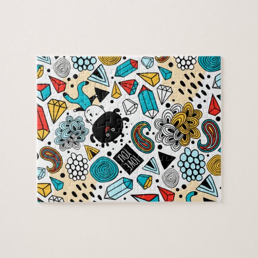 Crazy head legpuzzel (Horizontaal)