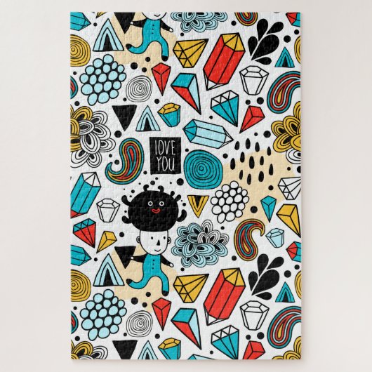 Crazy head legpuzzel (Verticaal)