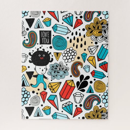 Crazy head legpuzzel (Verticaal)