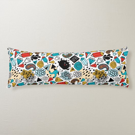 Crazy head lichaamskussen (Voorkant)