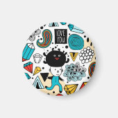 Crazy head magneet (Voorkant)