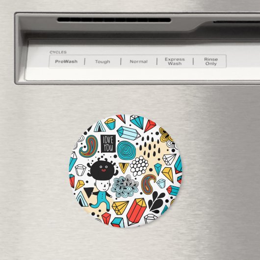 Crazy head magneet (Insitu (Vaatwasser))