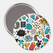 Crazy head magneet (Voorkant / Achterkant)