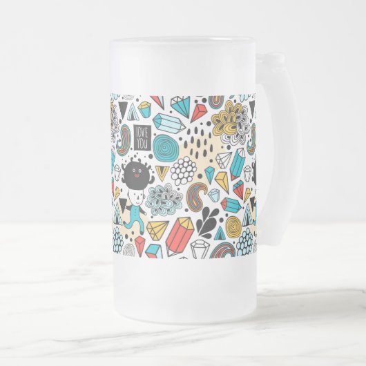 Crazy head matglas bierpul (Voorkant rechts)