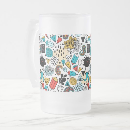 Crazy head matglas bierpul (Voorkant links)