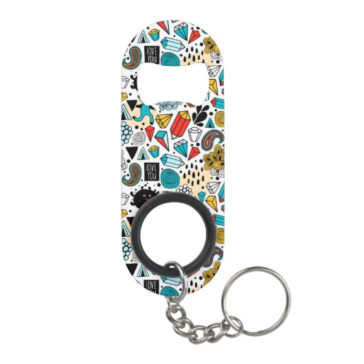 Crazy head mini flessenopener (Achterkant)