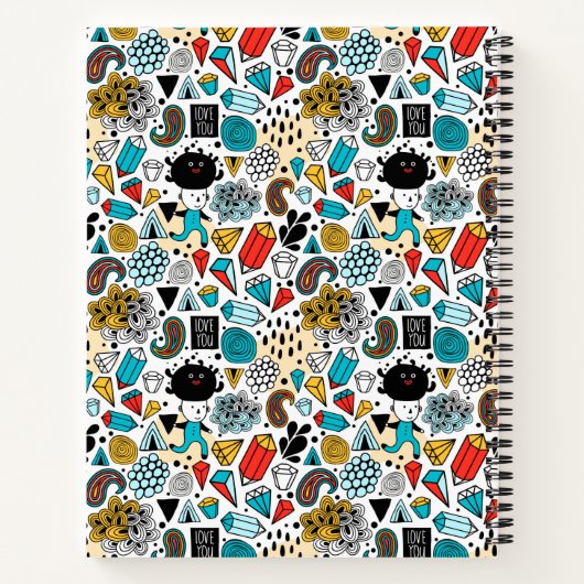 Crazy head notitieboek (Achterkant)