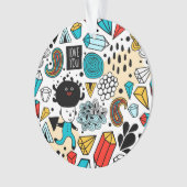 Crazy head ornament (voorkant)