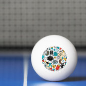 Crazy head pingpongbal (Net)