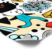 Crazy head poster (Hoek)