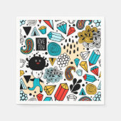 Crazy head servet (Voorkant)