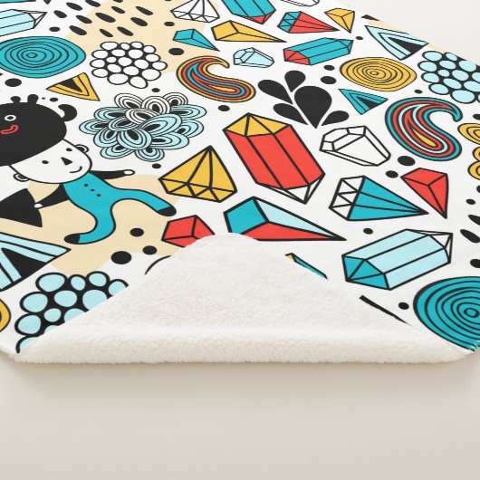 Crazy head sherpa deken (3/4)