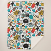 Crazy head sherpa deken (Voorkant)