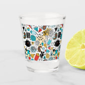 Crazy head shot glas (Voorkant)
