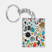 Crazy head sleutelhanger (Voorkant Links)