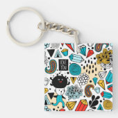 Crazy head sleutelhanger (Voorkant)