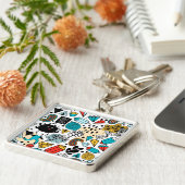 Crazy head sleutelhanger (Zijkant)