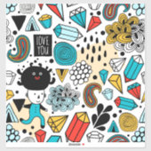 Crazy head sticker (Vel)