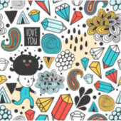 Crazy head sticker (Voorkant)