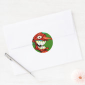Crazy Head Sticker klein (Envelop)