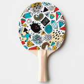 Crazy head tafeltennisbatje (Voorkant)