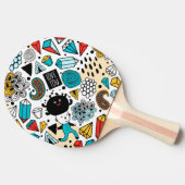 Crazy head tafeltennisbatje (Zijkant)