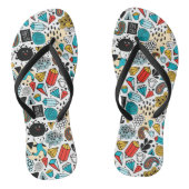 Crazy head teenslippers (Voetbed)