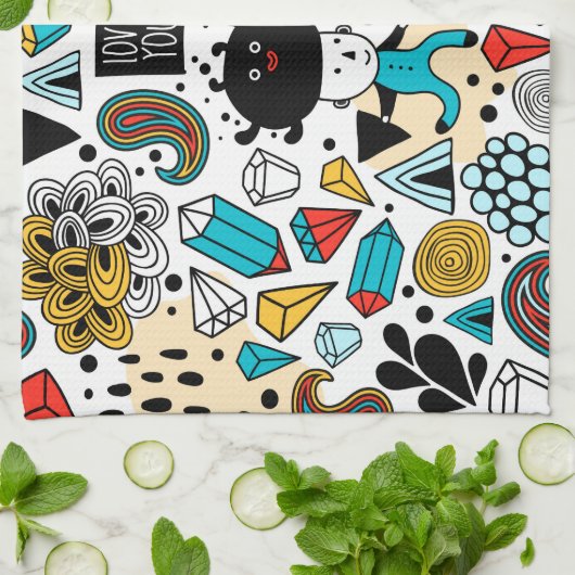 Crazy head theedoek (Gevouwen)