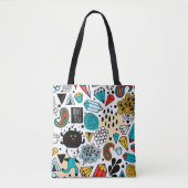 Crazy head tote bag (Voorkant)
