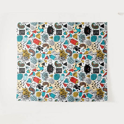 Crazy head wandkleed (Voorkant (horizontaal))