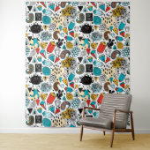 Crazy head wandkleed (In situ)