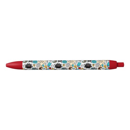 Crazy head zwarte inkt pen (Voorkant)