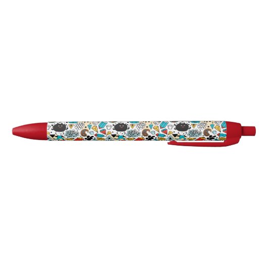 Crazy head zwarte inkt pen (Bodem)