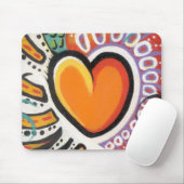 Crazy Heart Muismat (Met muis)