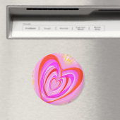 Crazy Heart van Power Flower Magneet (Insitu (Vaatwasser))