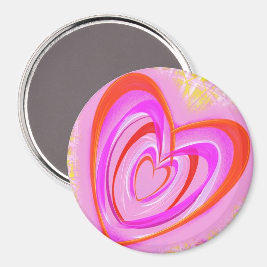 Crazy Heart van Power Flower Magneet (Voorkant / Achterkant)