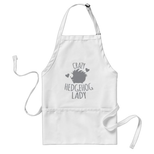 Crazy Hedgel Lady Standaard Schort (Voorkant)