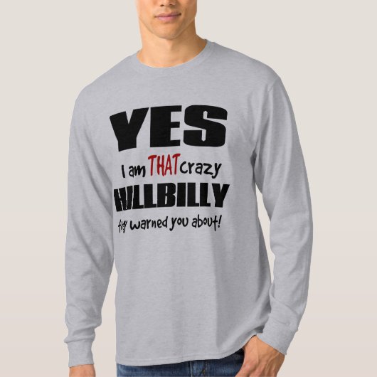 Crazy Hillbilly T-shirt (Voorkant)