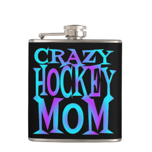 Crazy Hockey Mom Heupfles