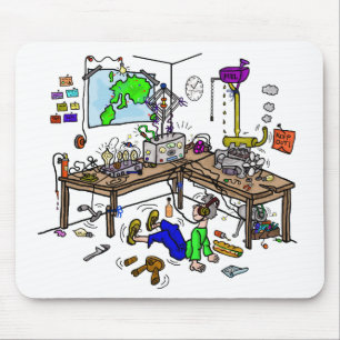 Crazy Home Brew Ham Radio Shack Muismat