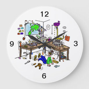 Crazy Home Brew Radio Shack Clock Grote Klok