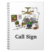 Crazy Home Brew Radio Shack Note Book Notitieboek (Voorkant)